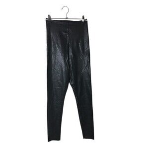 Commando Leggings Women's Size Medium Black Faux Leather